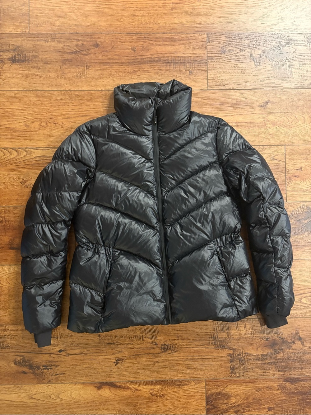Athleta 2019 Black 90% Goose Down Puffer Jacket Women’s Small